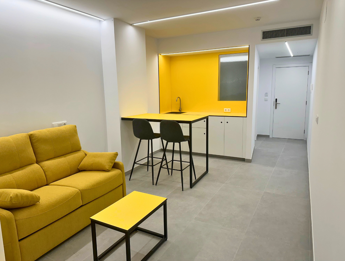 cocina salon apartamento