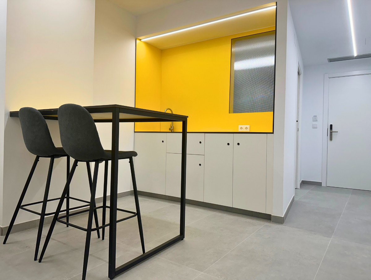 cocina habitacion apartamento